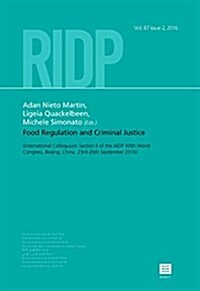 Food Regulation and Criminal Justice (Paperback)