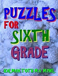 Puzzles for Sixth Grade: 80 Large Print Word Search Puzzles (Paperback)