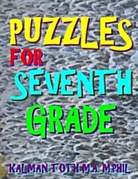 Puzzles for Seventh Grade: 80 Large Print Word Search Puzzles (Paperback)