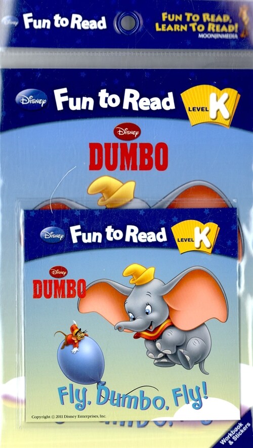 Disney Fun to Read Set K-01 : Fly, Dumbo, Fly! (덤보) (Paperback + Workbook + Audio CD + Sticker)