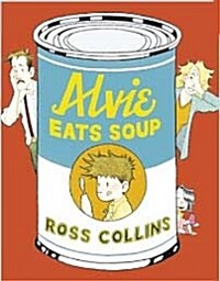 Alvie eats soup 