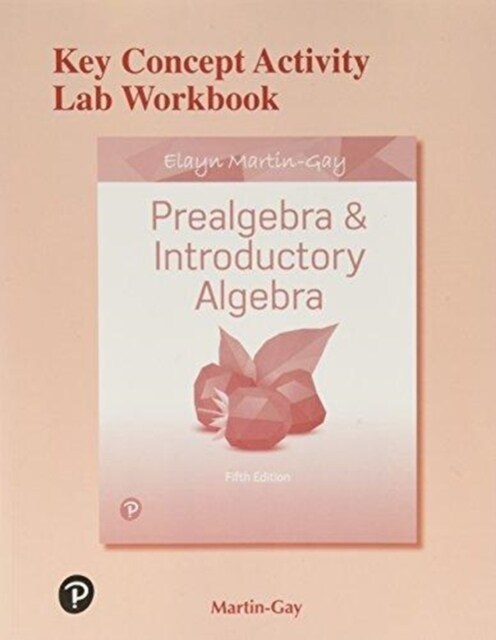 Key Concept Activity Lab Workbook for Prealgebra & Introductory Algebra (Paperback, 5)