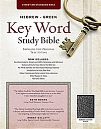 The Hebrew-Greek Key Word Study Bible: CSB Edition, Black Bonded (Bonded Leather, None, CSB Editi)