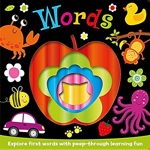 Words: Explore First Words with Peep-Through Learning Fun (Hardcover)