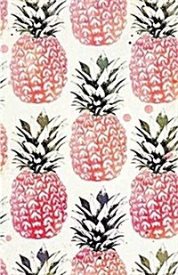 Sketchbook: Red Pink pineapple: 120 Pages of 5.5 x 8.5 Blank Paper for Drawing, Doodling or Sketching (Sketchbooks) (Paperback)