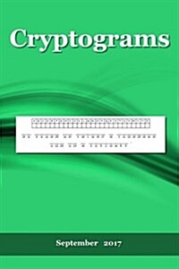 Cryptograms: September 2017 (Paperback)