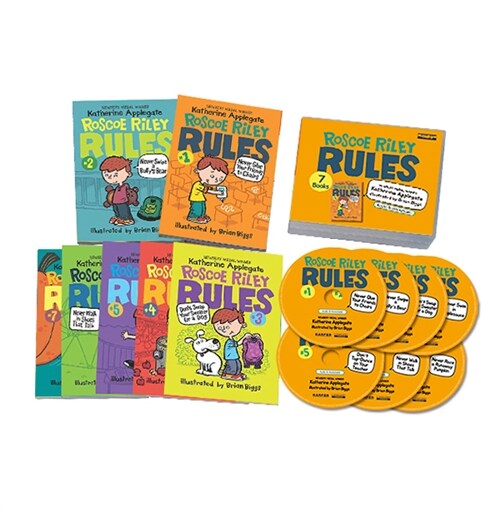 로스코 라일리 Roscoe Riley Rules #1~7 Full Set (Paperback 7권 + CD 7장, New Edition)