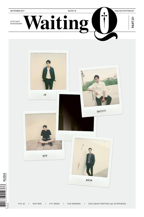 [중고] Waiting Q (뉴이스트W 화보집) + 포토카드 1매