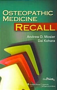 Osteopathic Medicine Recall (Paperback, 1st)