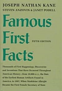 Famous First Facts (Hardcover, 5th, Subsequent)