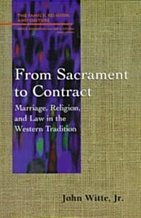 From Sacrament to Contract (Paperback)