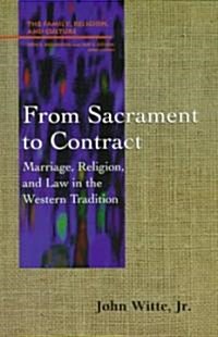 [중고] From Sacrament to Contract (Paperback)