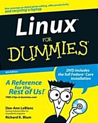 Linux for Dummies (Paperback, DVD-ROM, 8th)