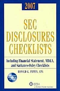 Sec Disclosures Checklists 2007 (Paperback)