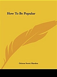 How to Be Popular (Paperback)