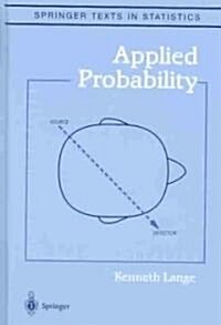 Applied Probability (Hardcover, 2003. Corr. 2nd)
