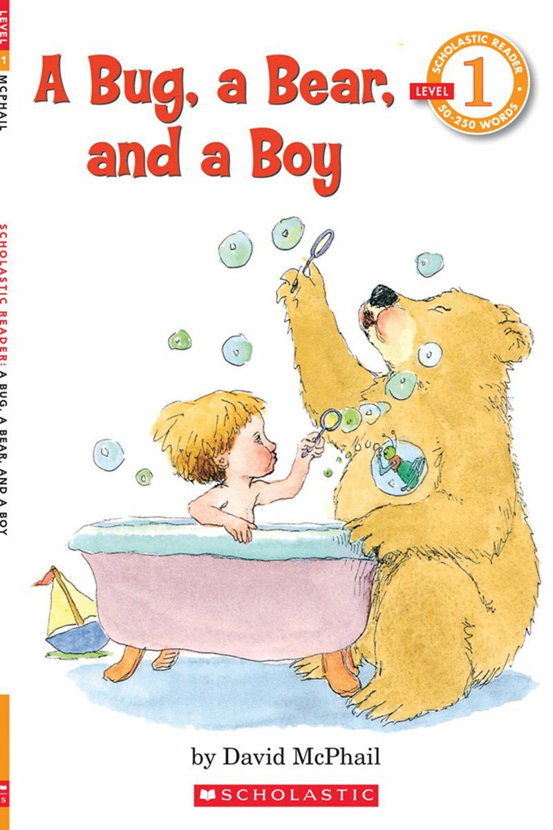A Bug, a Bear, and a Boy (Scholastic Reader, Level 1) (Paperback)