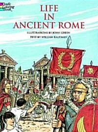 Life in Ancient Rome Coloring Book (Paperback)