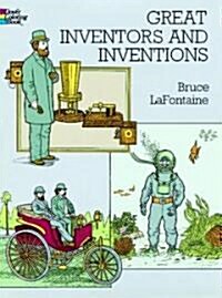 Great Inventors and Inventions Coloring Book (Paperback)