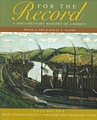For the Record (Paperback, 3rd)