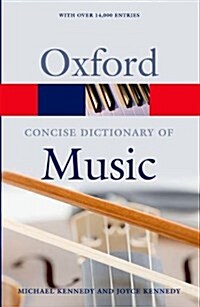 The Concise Oxford Dictionary of Music (Paperback, 5th)