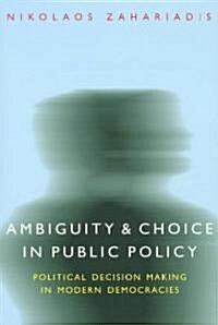 Ambiguity and Choice in Public Policy: Political Decision Making in Modern Democracies (Paperback)