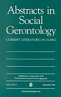 Abstracts in Social Gerontology, No 3 (Paperback)