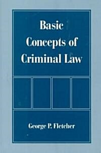 Basic Concepts of Criminal Law (Paperback)