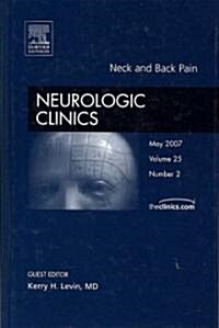 Neck and Back Pain (Hardcover, 1st)