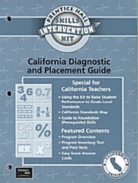 Prentice Hall Skills Intervention - Diagnostic and Placement Guide, California Edition (Paperback, Workbook)
