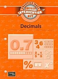 Skills Intervention Unit Decimals Wkbk 2001c (Hardcover)