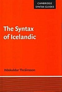 The Syntax of Icelandic (Hardcover)