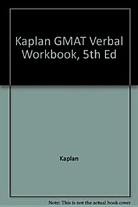 Kaplan Gmat Verbal (Paperback, 5th, Workbook)