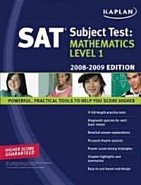 Kaplan Sat Subject Test, Mathematics Level I 2008-2009 (Paperback)