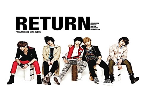 [중고] 에프티 아일랜드 - Return [3rd Mini Album]