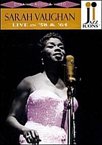 [수입] Sarah Vaughan - Jazz Icons: Sarah Vaughan Live in 58 & 64 (DVD)(2007) (Black & White)