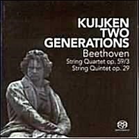 [수입] Sigiswald Kuijken - 베토벤 : 현악 오중주 Op.29 & 현악 사중주 9번 (Beethoven : String Quintet in C Op.29) (SACD Hybrid)