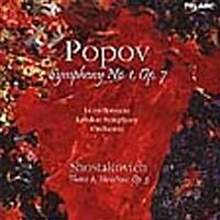 [수입] Leon Botstein - 포포프 : 교향곡 1번, 쇼스타코비치 : 테마와 변주곡 (Popov : Symphony No.1 Op.7, Shostakovich : Theme and Variations Op.3)(CD)