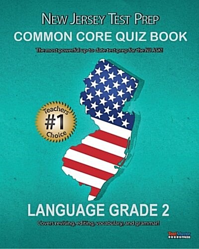 New Jersey Test Prep Common Core Quiz Book Language Grade 2 (Paperback)