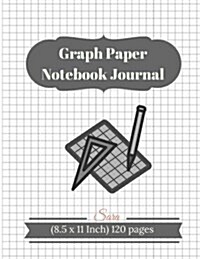 Graph Paper Notebook Journal: 1/4 Squared Graphing Paper Blank Quad Ruled: Graph, Coordinate, Grid, Squared Spiral Paper for write drawing note Sket (Paperback)