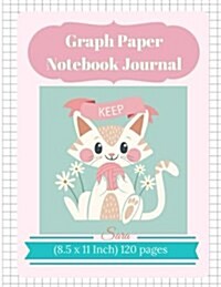 Graph Paper Notebook Journal: 1/4 Squared Graphing Paper Blank Quad Ruled: Graph, Coordinate, Grid, Squared Spiral Paper for write drawing note Sket (Paperback)