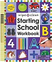 Wipe Clean: Starting School Workbook (Spiral)