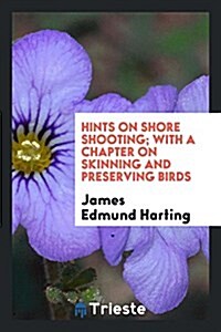 Hints on Shore Shooting; With a Chapter on Skinning and Preserving Birds (Paperback)