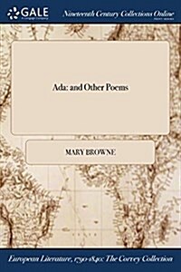 ADA: And Other Poems (Paperback)