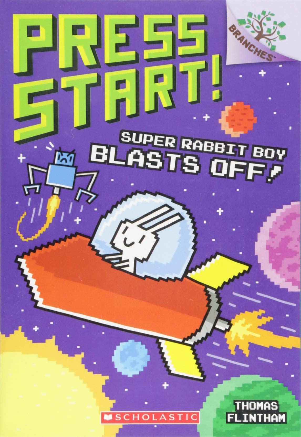 [중고] Press Start! #5 : Super Rabbit Boy Blasts Off! (Paperback)