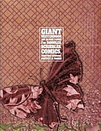 Giant Sketchbook 300 Blank Pages for Doodles, Scribbles, Comics, Writing Stories: Scrapbook Cover Design, Big Sketchbook (Paperback)