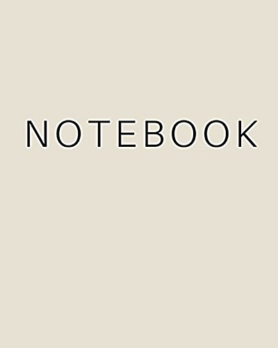 Notebook - Primary Journal: (8 X 10) Writing Journal, 100 Pages, Smooth Matte Cover (Paperback)