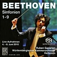 [수입] Ruben Gazarian - 베토벤: 교향곡 1-9번 (Beethoven: Symphony No.1-9) (5SACD Hybrid)