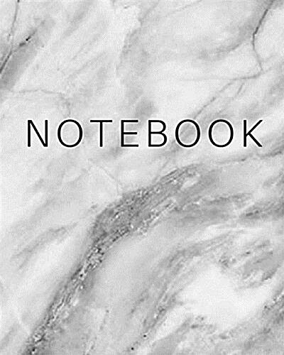 Notebook - Marble Cover: (8 X 10) Writing Journal, 100 Pages, Smooth Matte Cover (Paperback)