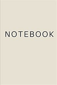 Notebook: (6 X 9) Primary Writing Journal, 100 Pages, Smooth Matte Cover (Paperback)